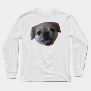 Lucy fur Real - pekingese dog Long Sleeve T-Shirt